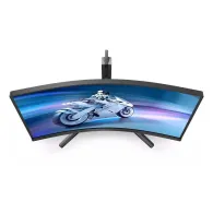 Monitor Philips 27M2C5500W/00, 27", 2560x1440 (QHD), 144Hz, zakrzywiony, VA, FreeSync, HDR, 1 ms, Szary | Sklep ITnes.pl, IT for