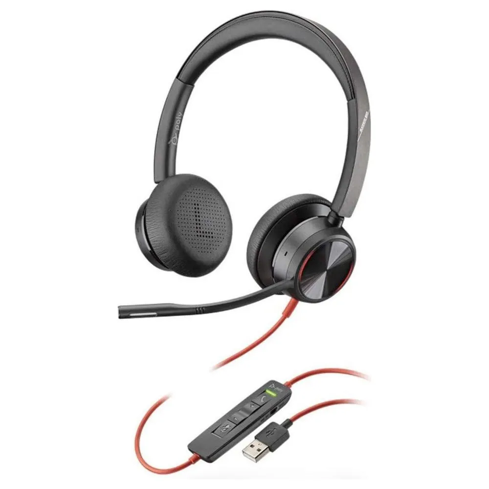 Słuchawki nauszne Poly Blackwire C8225 214406-01 - Czarne | Sklep ITnes.pl - IT for BUSINESS