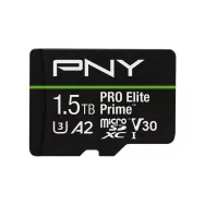 Karta pamięci PNY PRO Elite Prime 1,5TB P-SDU1T5V32200PEP-GE - Adapter SD, UHS-I, Class 10, U3, V30
