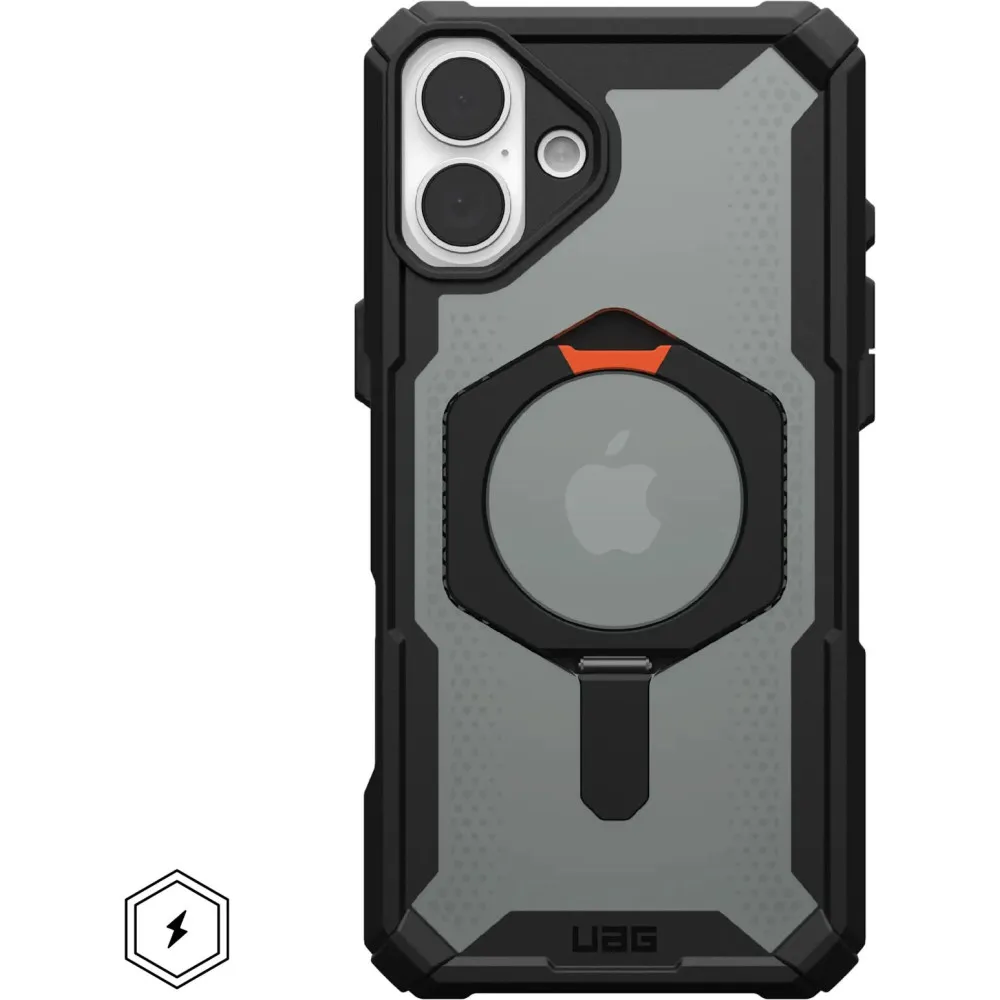 Etui ochronne na smartfon UAG Plasma XTE Magsafe do iPhone 16 Plus z MagSafe 114473114097, Czarne, Pomarańczowe | Sklep ITnes.pl