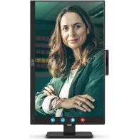 Monitor AOC 24P3CW, 23,8", 1920x1080 (FHD), 75Hz, IPS, HDR, 4 ms, pivot, kamera, USB-C, Czarny | Sklep ITnes.pl, IT for BUSINESS