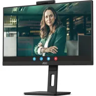 Monitor AOC 24P3CW, 23,8", 1920x1080 (FHD), 75Hz, IPS, HDR, 4 ms, pivot, kamera, USB-C, Czarny | Sklep ITnes.pl, IT for BUSINESS