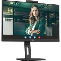 Monitor AOC 24P3CW, 23,8", 1920x1080 (FHD), 75Hz, IPS, HDR, 4 ms, pivot, kamera, USB-C, Czarny | Sklep ITnes.pl, IT for BUSINESS