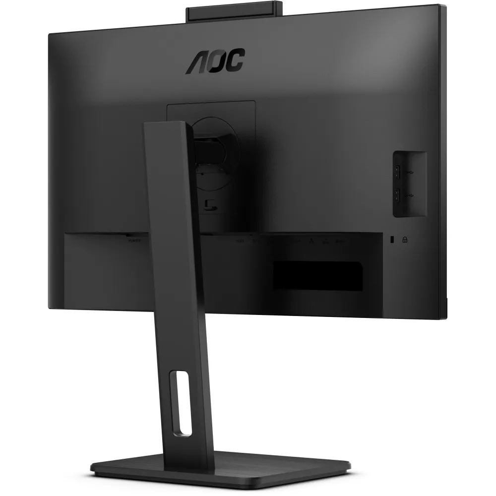 Monitor AOC 24P3CW - 23,8"/1920x1080 (Full HD)/100Hz/IPS/HDR/4 ms/pivot/kamera/USB-C/Czarny - zdjęcie