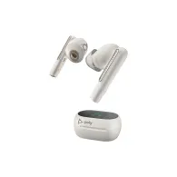 Słuchawki bezprzewodowe Poly Voyager Free 60+ UC M White Sand Earbuds +BT700 USB-C Adapter +Touchscreen Charge Case 7Y8G8AA