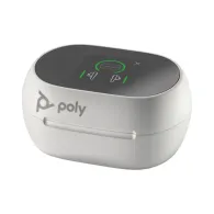 Słuchawki bezprzewodowe Poly Voyager Free 60+ UC M White Sand Earbuds +BT700 USB-C Adapter +Touchscreen Charge Case 7Y8G8AA