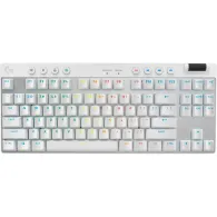 Klawiatura bezprzewodowa Logitech PRO X TKL LIGHTSPEED 920-012148 - Biała