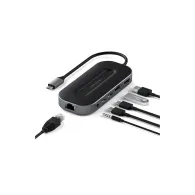 Replikator portów Satechi USB4 Multiport w2.5G Ethernet ST-U4MGEM - 2x UBS-C, USB-A, 8K HDMI, 2.5G Ethernet, Audio, Szary