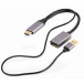 Przejściówka aktywna Gembird HDMI / DisplayPort A-HDMIM-DPF-02 - Kolor srebrny, Czarna, 4 K, 60 Hz