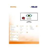 Monitor ASUS MX299Q 90LM0080-B01170, 29", 2560x1080, 61Hz, 21:9, IPS, 5 ms, Czarno-srebrny | Sklep ITnes.pl, IT for BUSINESS