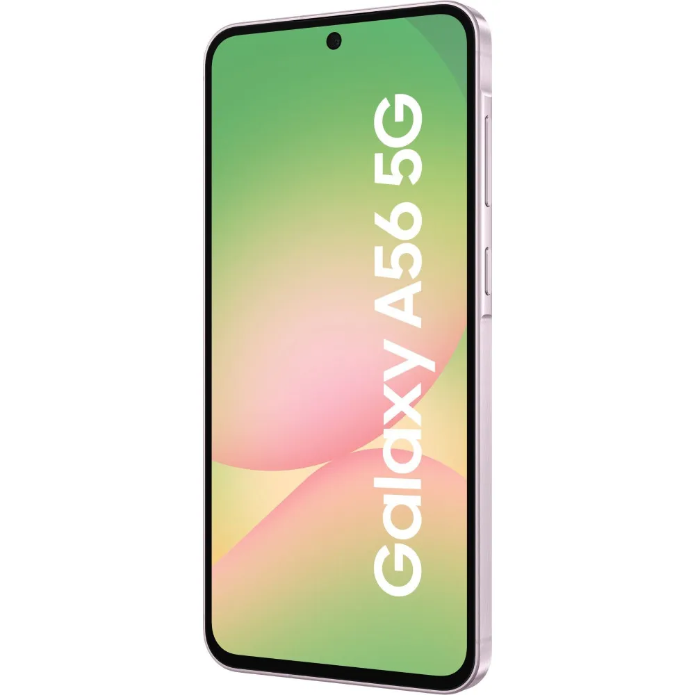 Smartfon Samsung Galaxy A56 SM-A566BLICEUE - Exynos 1580/6,7" 2340x1080/256GB/RAM 8GB/5G/Różowy/50+12Mpix/Android/2 lata CI - zdjęcie
