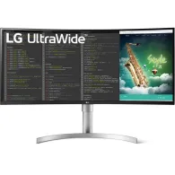 Monitor LG 35WN75C-W, 35", 3440x1440 (UWQHD), 100Hz, 21:9, zakrzywiony, VA, 5 ms, USB-C, Biało-czarno-srebrny | Sklep ITnes.pl, 