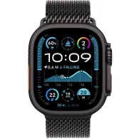 Smartwatch Apple Watch Ultra 2 MX5V3WB/A - 49 mm GPS + Cellular czarny tytan z czarną bransoletą mediolańską z tytanu, rozm. L