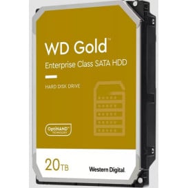 Dysk HDD 20 TB SATA 3,5" WD Gold WD202KRYZ - 3,5"/SATA III/512 MB/7200 rpm