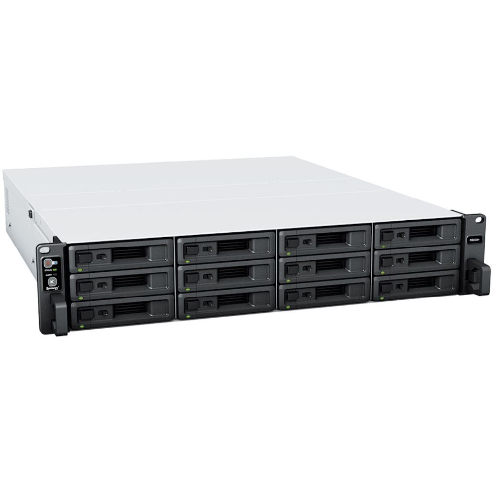 Serwer NAS Synology Rack Plus RS2423+ - Rack (2U)/AMD Ryzen V1780B/8 GB RAM