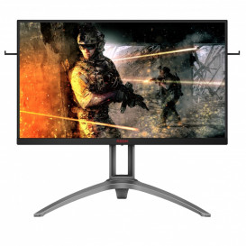 Monitor AOC AG273QZ - 27"/2560x1440 (QHD)/240Hz/TN/HDR/0,5 ms/pivot/Czerwony