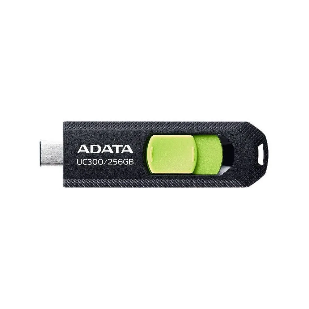 Pendrive ADATA UC300 25 6GB - USB3.2-C Gen1/Czarny/Zielony - ACHO-UC300-256G-RBK/GN | Sklep ITnes.pl - IT for BUSINESS