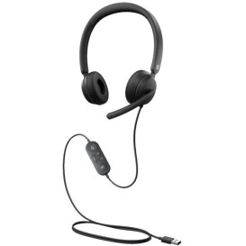 Słuchawki nauszne Microsoft Modern USB Headset For Business 6IG-00002 - Stereo, Czarne