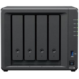 Serwer NAS Synology Desktop Plus DS423RGGZ - Tower/Intel Celeron J4125/6 GB RAM/12 TB/4 wnęki/2 x M.2/3 lata Carry-in