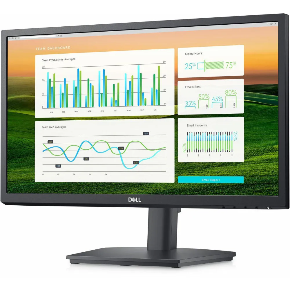 Monitor Dell E2222HS 210-AZKV - 22,0"/1920x1080 (Full HD)/60Hz/VA/10 ms/Czarny - zdjęcie