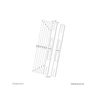 Uchwyt VESA Neomounts by Newstar VESA Conversion Brackets VESA 400/600/650/700/750/800 AWL-250BL18 - Czarny