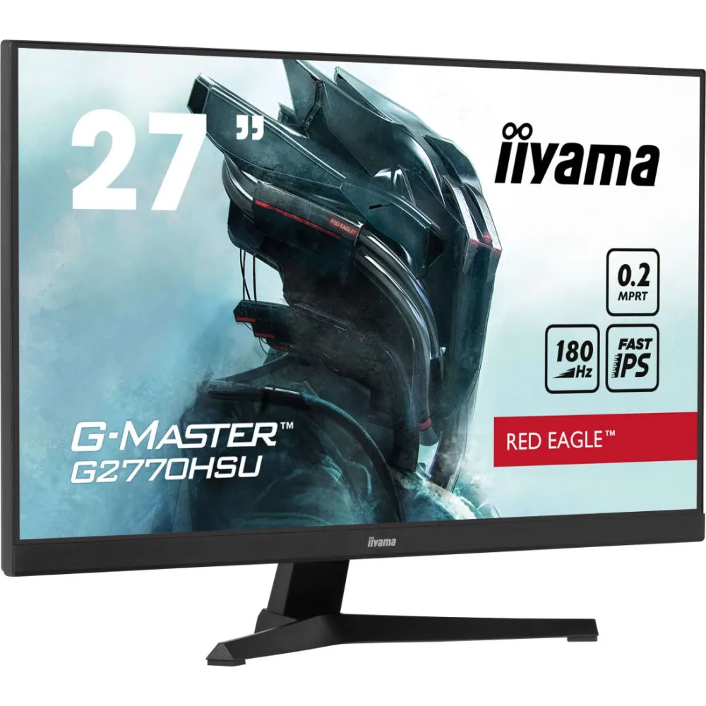 Monitor iiyama G-MASTER G2770HSU-B6 - 27"/1920x1080 (Full HD)/180Hz/IPS/0,200 ms/Czarny - zdjęcie