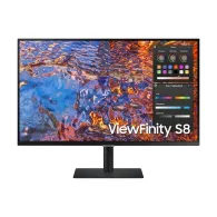 Monitor Samsung ViewFinity S8 S80PX LS32B800PXUXEN, 32", 3840x2160 (4K), 60Hz, IPS, HDR, 5 ms, pivot, USB-C, Czarny | Sklep ITne