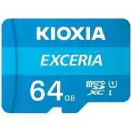 Karta pamięci KIOXIA MicroSDXC EXCERIA 64 GB UHS-I Class 10 LMEX1L064GG2 - Niebieska