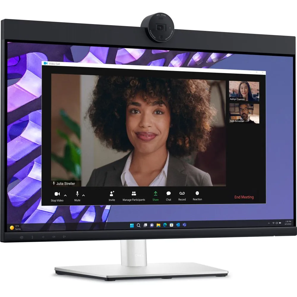 Monitor Dell P2424HEB 210-BKVC - 23,8"/1920x1080 (Full HD)/IPS/8 ms/pivot/kamera/USB-C/Czarno-srebrny - zdjęcie