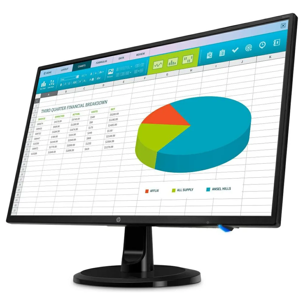 Monitor HP N246v 3NS59AA - 23,8"/1920x1080 (Full HD)/60Hz/IPS/5 ms/Czarny
