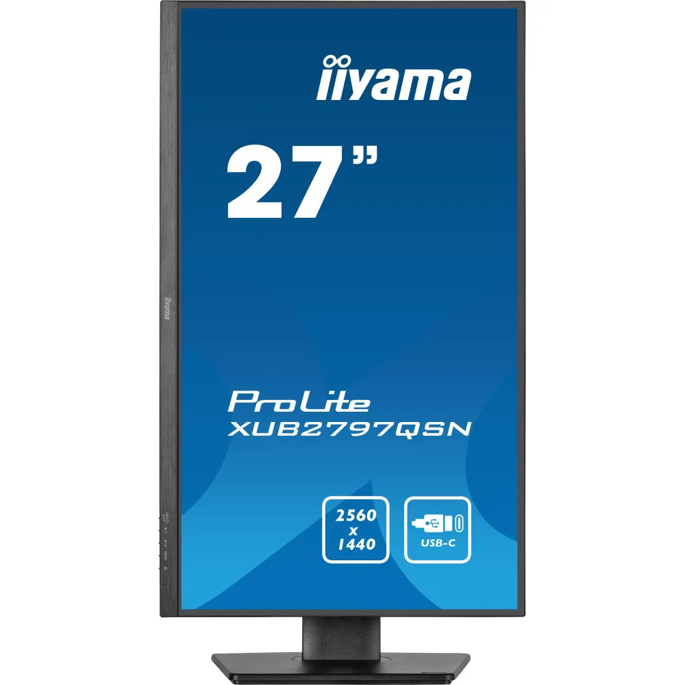 Monitor iiyama ProLite XUB2797QSN-B2 - 27"/2560x1440 (QHD)/100Hz/IPS/1 ms/pivot/Czarny - zdjęcie