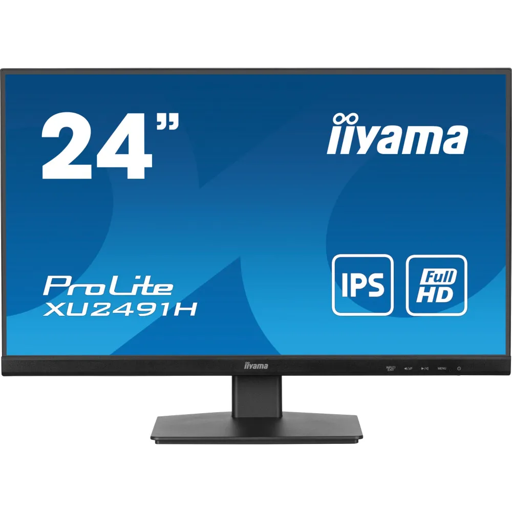 Monitor iiyama ProLite XU2491H-B1, 23,8", 1920x1080 (FHD), 100Hz, IPS, 0,5 ms, Czarny | Sklep ITnes.pl, IT for BUSINESS