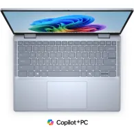 Laptop Dell Inspiron 14 Plus 7441 THENA_N14_PLUS_2500_2005, Snapdragon X Elite X1E-80-100, 14" WQXGA IPS, 16GB, 1TB, Ice Blue, W