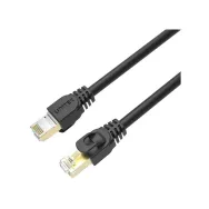 Kabel Unitek Ethernet RJ45 Cat.7 SSTP (8P8C) C1813EBK, 10 m, Czarny | Sklep ITnes.pl, IT for BUSINESS