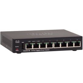 Switch zarządzalny Cisco SG250-08-K9-EU - 8x 10|100|1000Mbps, POE