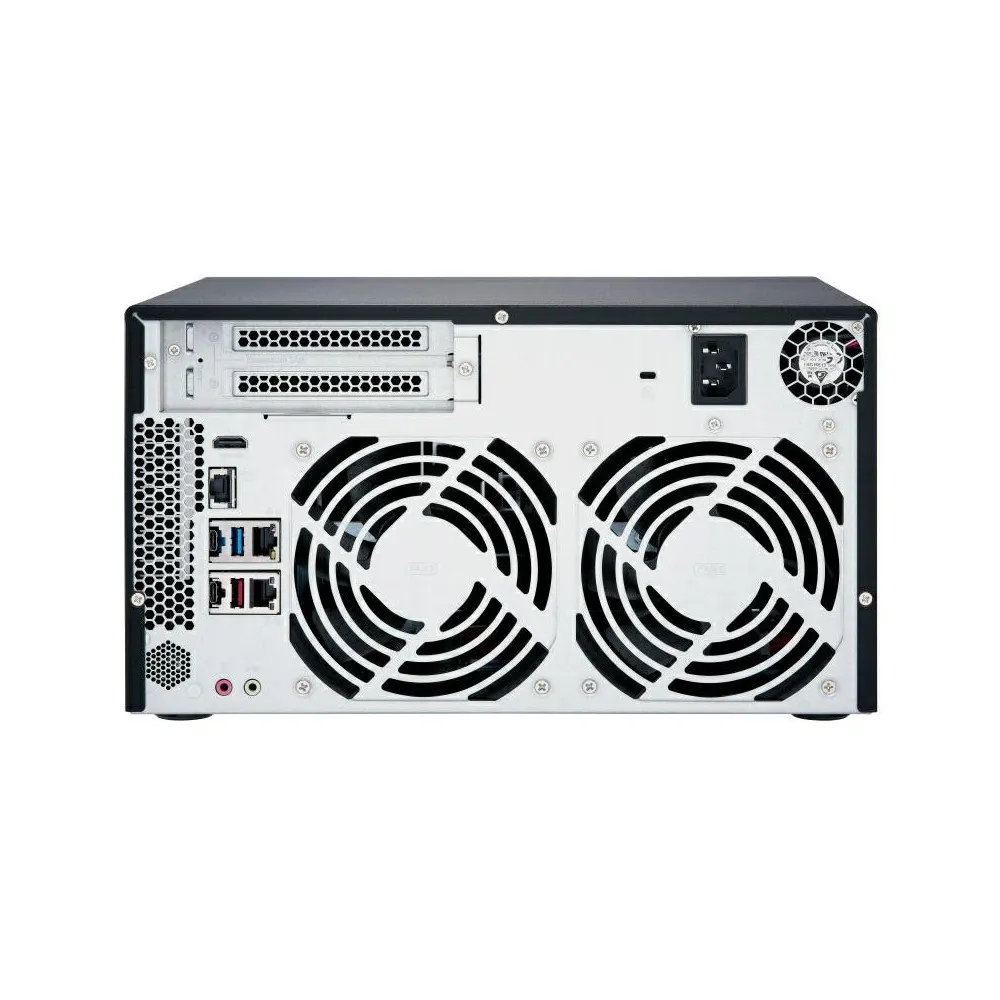 Serwer NAS QNAP Tower TVS-872N-I3-269 - Tower/Intel Core i3-8100T/16 GB RAM/12 TB/8 wnęk/hot-swap - zdjęcie