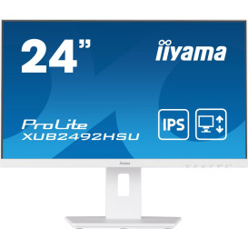 Monitor iiyama ProLite XUB2492HSU-W5 - 23,8", 1920x1080 (Full HD), 75Hz, IPS, 4 ms, pivot, Biały - zdjęcie 8