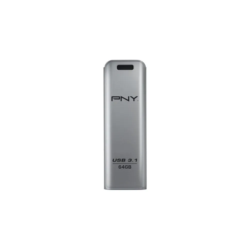 Pendrive PNY Elite Steel 3.1 64GB FD64GESTEEL31G-EF - Kolor srebrny | Sklep ITnes.pl - IT for BUSINESS