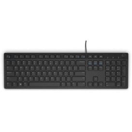 Klawiatura Dell Multimedia Keyboard KB216 580-AHHE - Ukrainian (QWERTY), Czarna