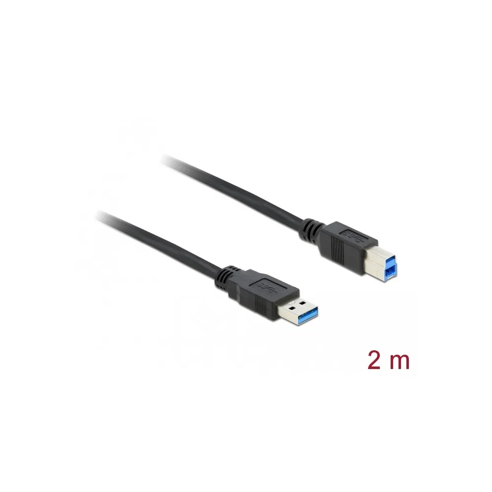 Kabel USB-A 3.0 do USB-B 3.0 Delock 85068, 2 m, Czanry | Sklep ITnes.pl, IT for BUSINESS