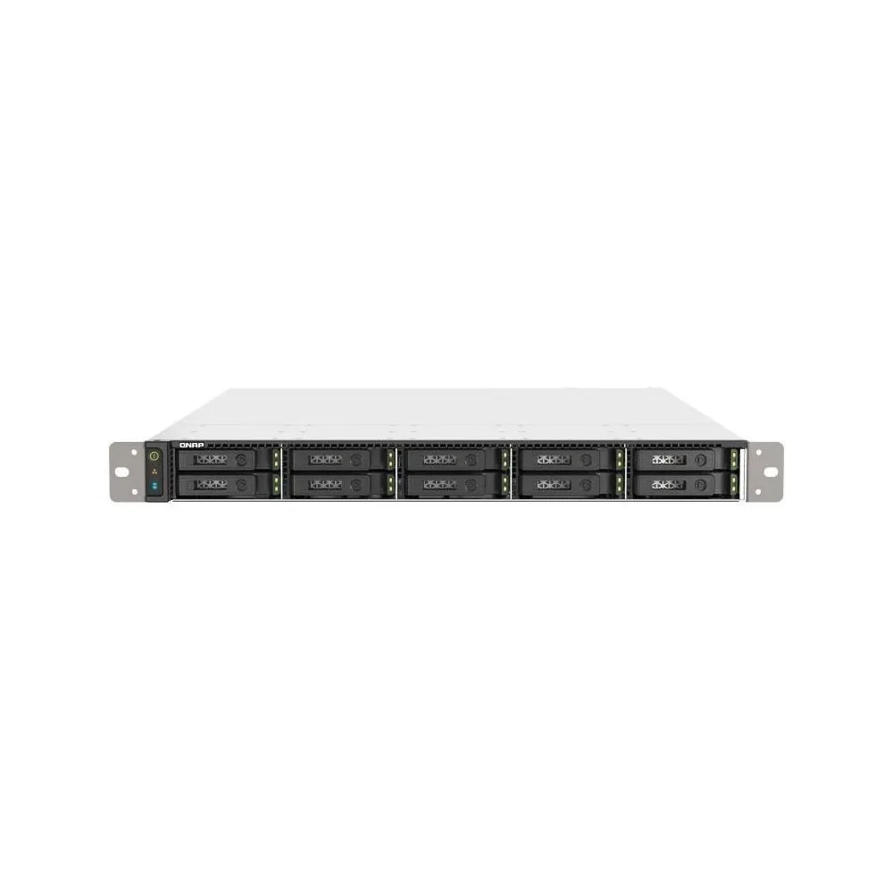 Serwer NAS QNAP Rack TS-H1090FU-7302P-128G, Rack (1U), EPYC 7302P, 128GB RAM, 10 wnęk, 3 lata Carry-in | Sklep ITnes.pl, IT for 