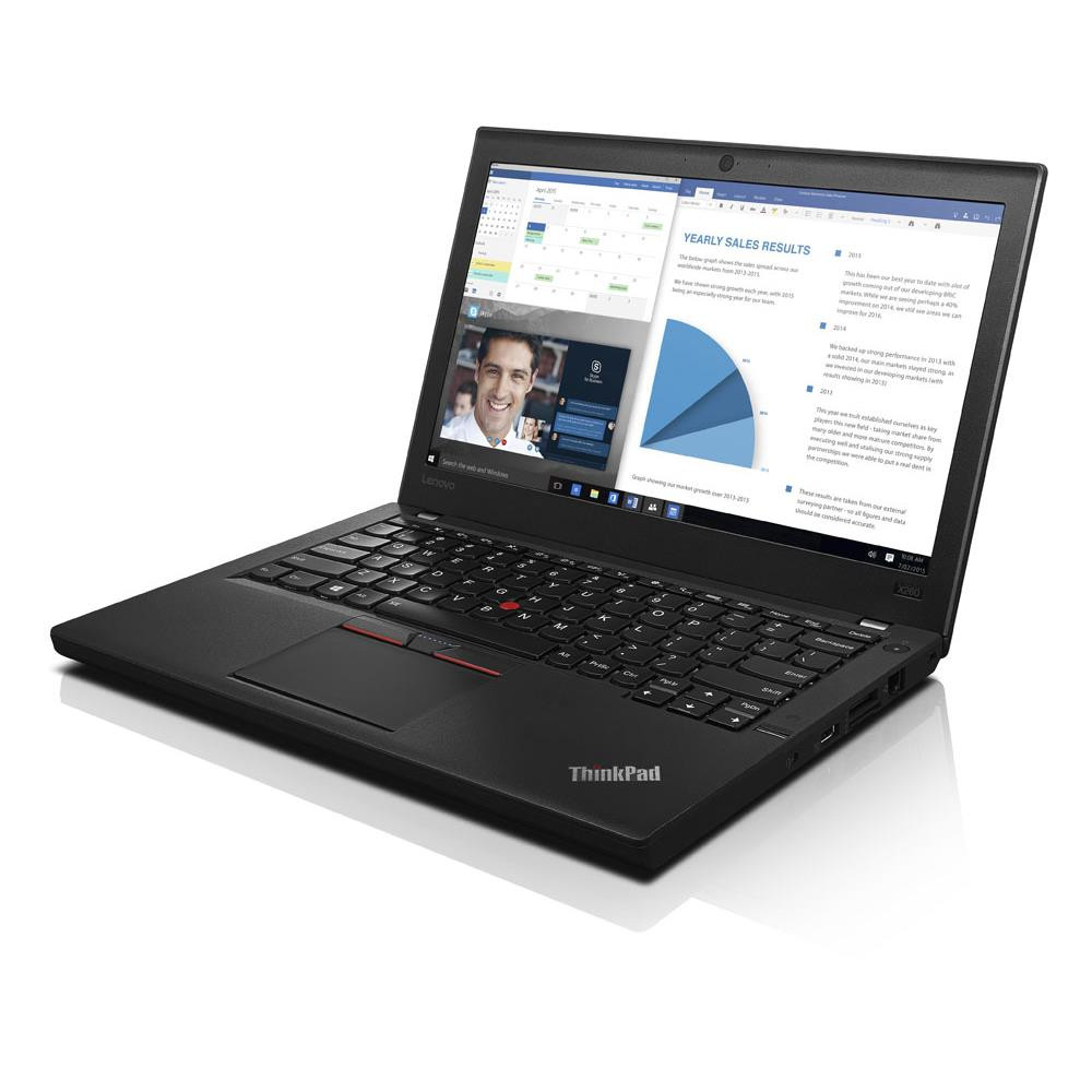 Laptop Lenovo ThinkPad X260 20F600A2PB - i5-6200U/12,5" Full HD IPS/RAM 8GB/SSD 256GB/Windows 10 Pro/3 lata On-Site - zdjęcie
