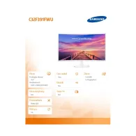 Monitor Samsung C32F39 LC32F391FWUXEN, 32", 1920x1080 (FHD), 60Hz, zakrzywiony, VA, 4 ms, Biały | Sklep ITnes.pl, IT for BUSINES
