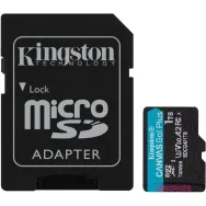 Karta microSD Kingston 1TB Canvas Go Plus + adapter SDCG4/1TB - Class 10, UHS-I, U3, V30, A2