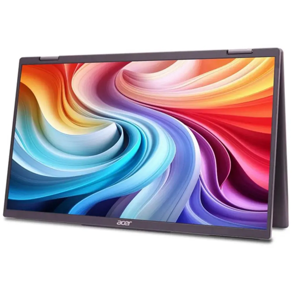 Monitor Acer PD163Qbmiuux UM.ZP3EE.008 - 15,6"/1920x1080 (Full HD)/60Hz/IPS/8 ms/USB-C/Czarny - zdjęcie