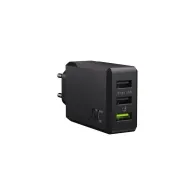 Ładowarka sieciowa Green Cell ChargeSource 3 3x USB-A 30W - Czarna - CHARGC03 | Sklep ITnes.pl - IT for BUSINESS