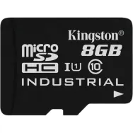 Karta pamięci Kingston Industrial MicroSDHC 8 GB Class 10 UHS-I/U1 SDCIT/8GBSP - Czarna - SDCIT2/8GBSP | Sklep ITnes.pl - IT for