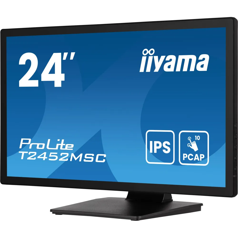 Zdjęcie produktu Monitor iiyama ProLite T2452MSC-B1AG - 23,8"/1920x1080 (Full HD)/100Hz/IPS/5 ms/dotykowy/Czarny