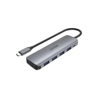 Hub aktywny Unitek USB-C 4x USB 3.1 Gen 1 microUSB H1107A, 4 porty, Kolor srebrny | Sklep ITnes.pl, IT for BUSINESS