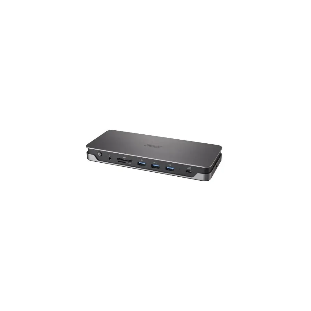 Stacja dokująca Acer USB-C Dock 100W GP.DCK11.00Q - 3x USB-A 3.2 Gen1, 2x USB-C 3.2 Gen 2, 2x HDMI, DP, RJ-45, czytnik SD, Audio